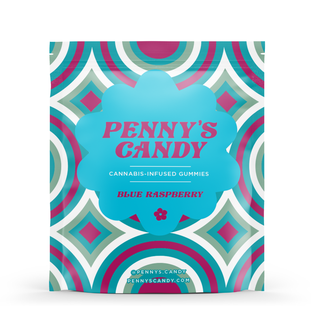 Photograph of product: Fruit Chew - Penny's Candy Blue Raspberry