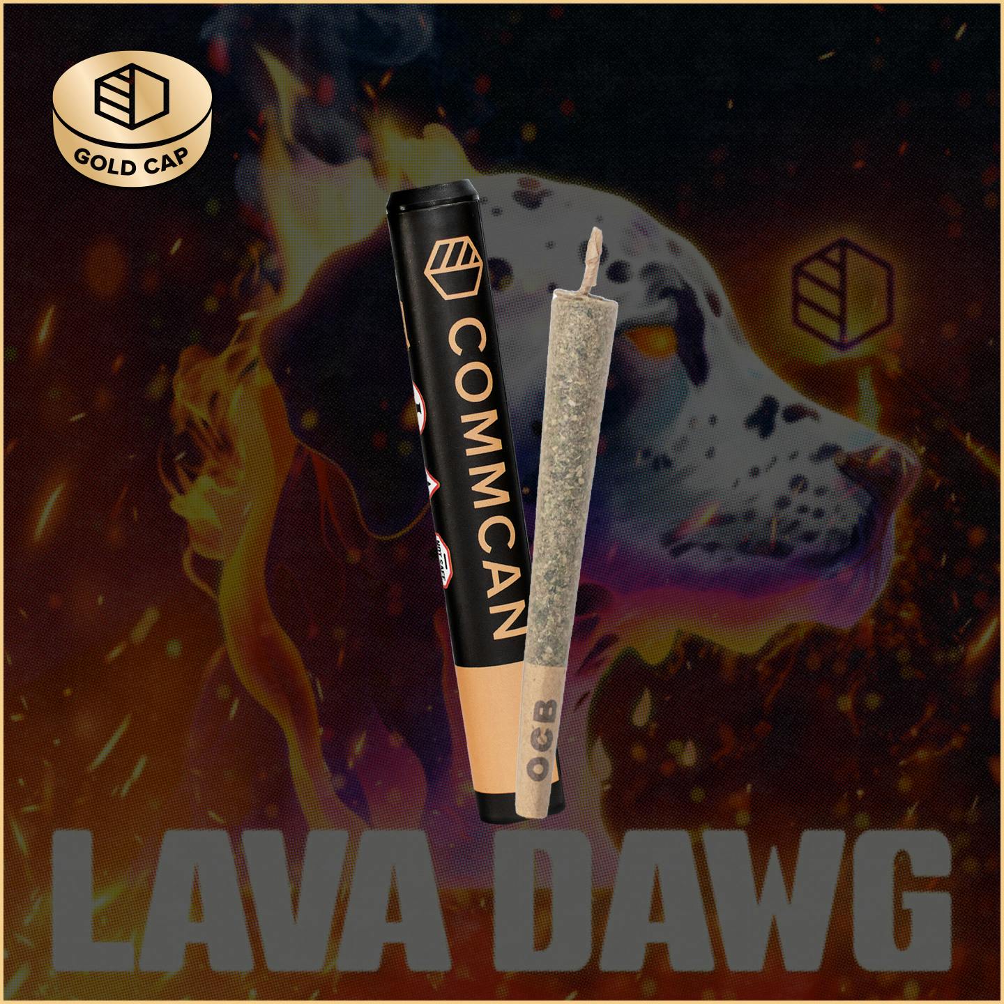 Photograph of product: Lava Dawg Pre-Roll