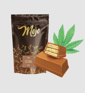 Photograph of product: 200MG MOJO CRISPY WAFER BITES