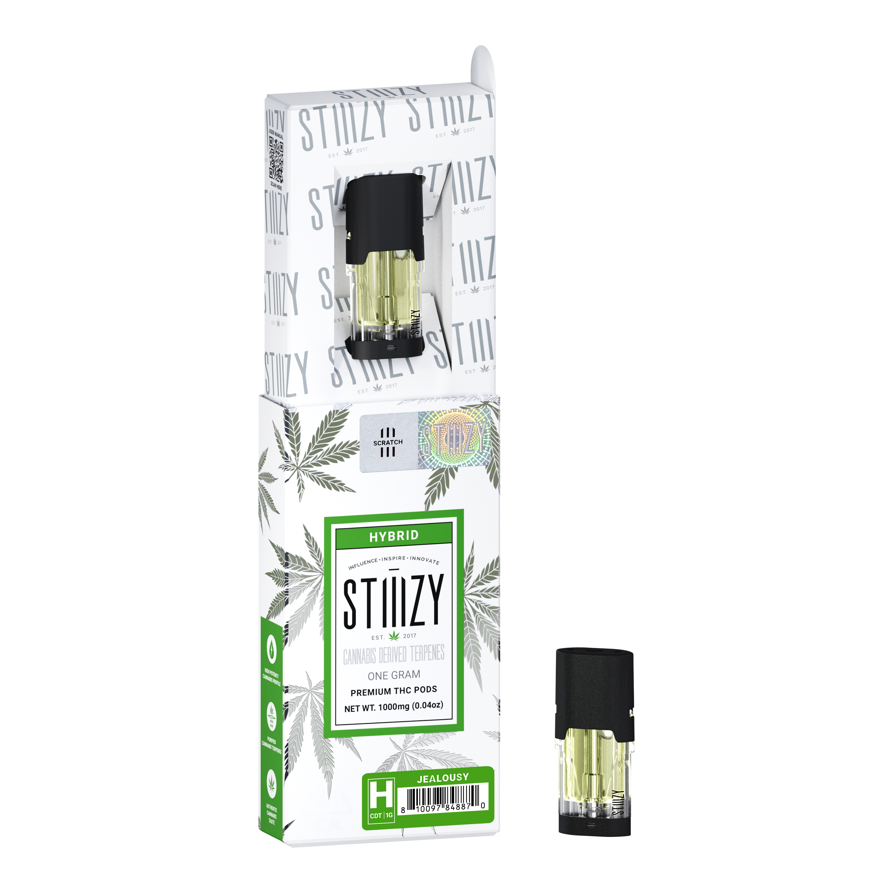 Photograph of product: AU Stiiizy: White Guava CDT Pod (H)