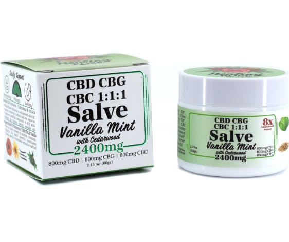 Photograph of product: CBD Salve Vanilla Mint - 2400mg