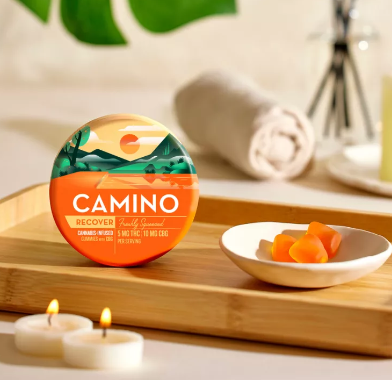 Photograph of product: Freshly Squeezed Recover [H] | 1:2 THC:CBG | 20PK Gummy | Camino