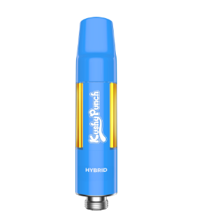 Photograph of Product: Kushy Punch Blue Razz Gushers Hybrid Cartridge 1g