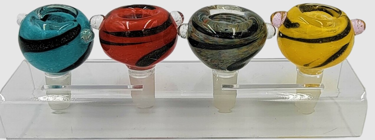 Photograph of product: LuvBuds - Dichro Swirl - Bowl Cup - 14mm