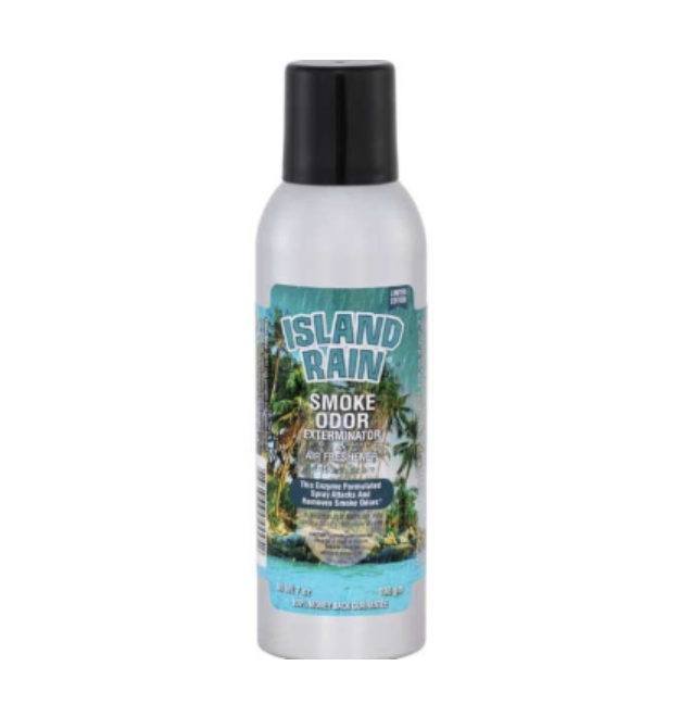 Photograph of product: Island Rain Smoke Odor Exterminator Spray