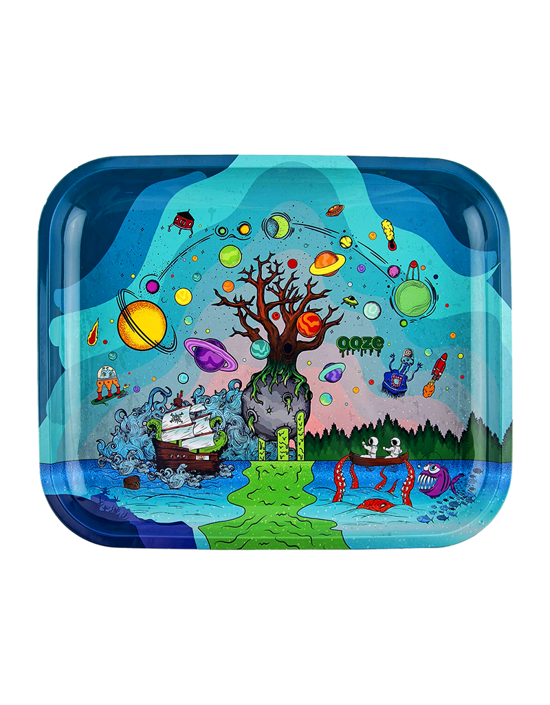 Photograph of product: OOZE ROLLING TRAY - METAL - MEDIUM