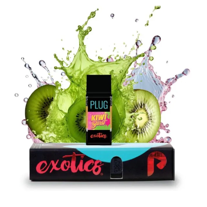 Photograph of product: PlugPlay 1g Vape Kiwi Burst - Exotics