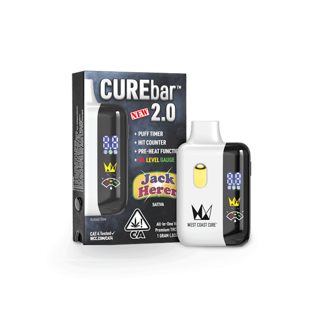 Photograph of product: Jack Herer | 1G AIO CUREbar 2.0 - 