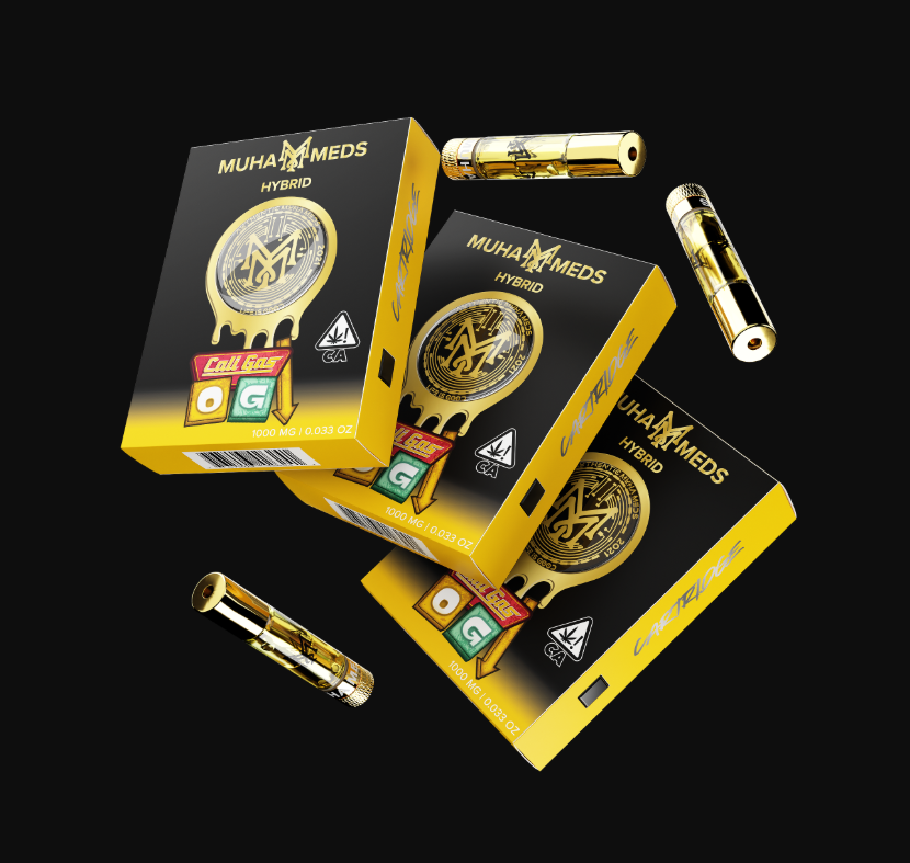 Photograph of product: Muha Meds Cartridge | Cali Gas OG - Hybrid