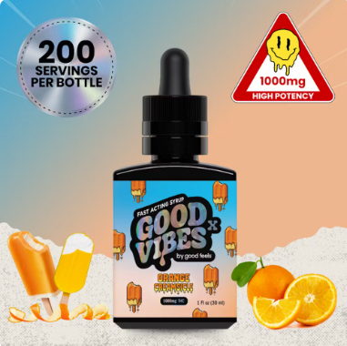 Photograph of product: Orange Creamsicle | Water Soluble | 1000mg