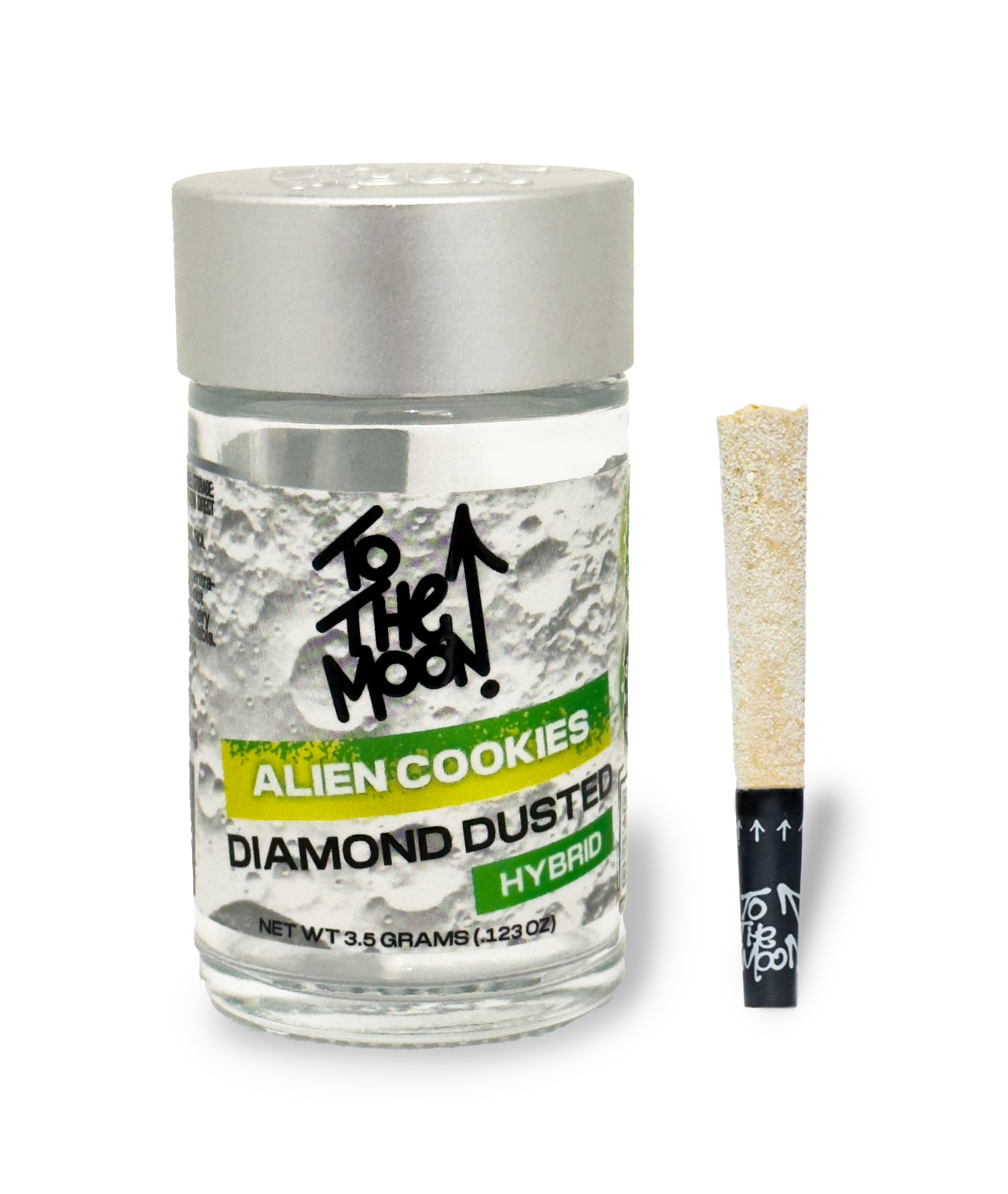 Photograph of product: Alien Cookies - Diamond Dusted Prerolls - 5 pack - 3.5g