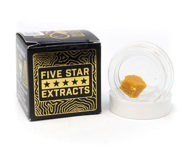 Photograph of product: Five Star Extracts - Purple Truffle Cake Cured Badder