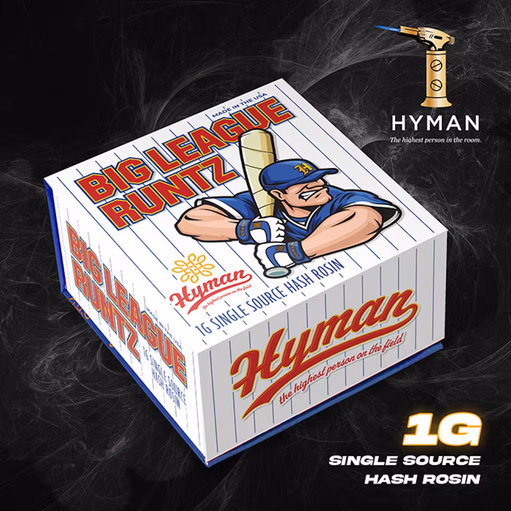 Photograph of product: Hyman - Big League Runtz - 1g rosin