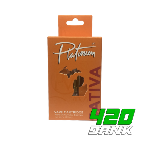 Photograph of product: Platinum Vape - Cartridge - Honeydew Boba (S)