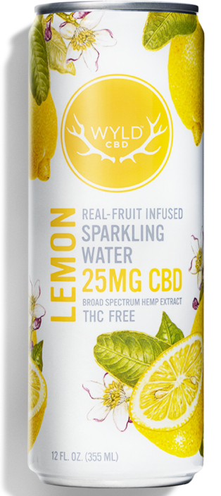 Photograph of product: Wyld Sparkling Water - Lemon