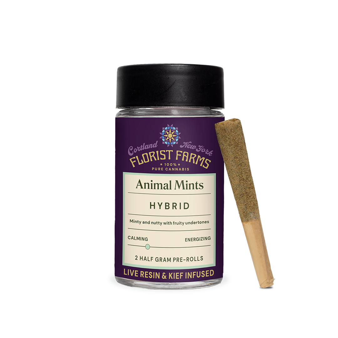 Photograph of product: Florist Farms | Animal Face | 2pk 0.5g Infused Pre Rolls | 1g Hybrid