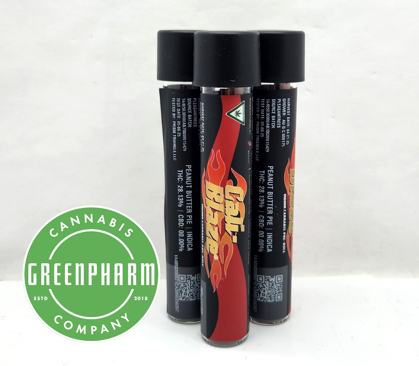 Photograph of product: Pre-Roll | Cali-Blaze | Peanut Butter Pie