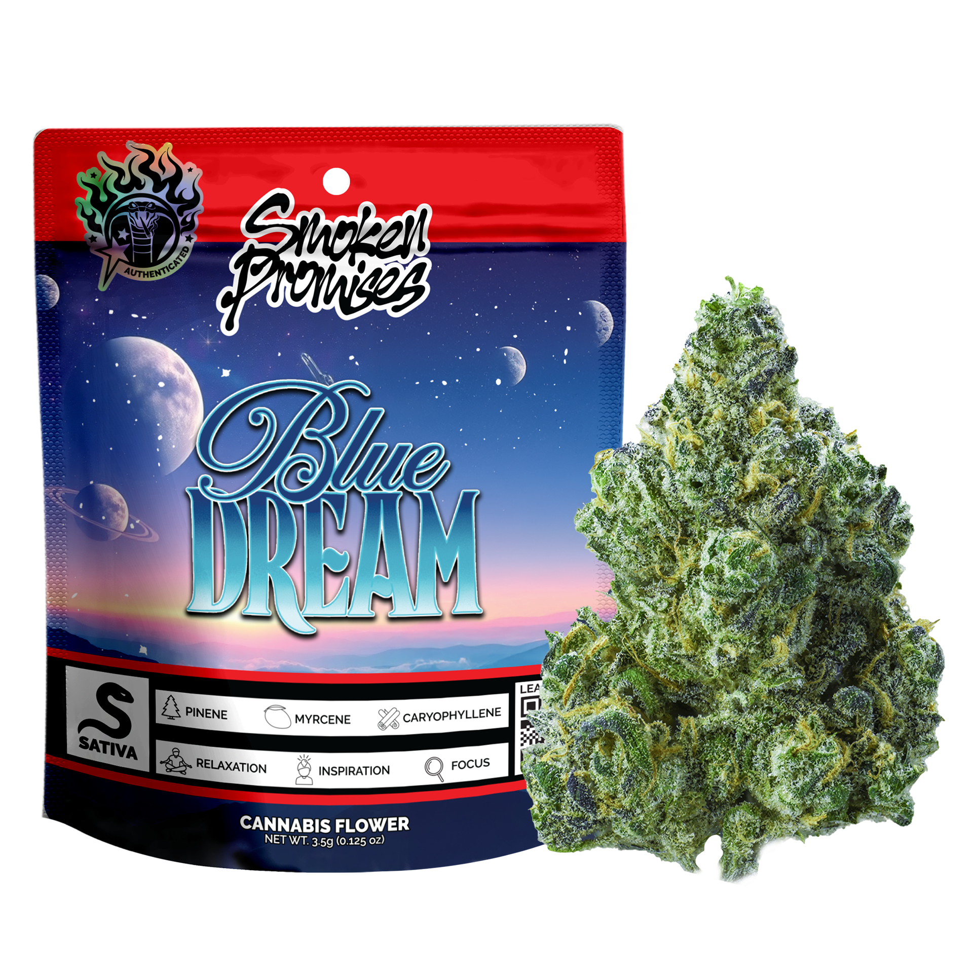Photograph of product: Blue Dream Flower - 3.5g