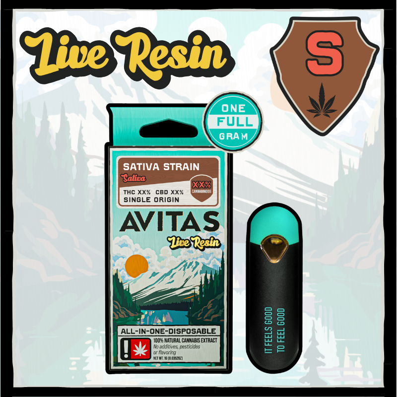 Photograph of product: Avitas Highaleah Live Resin All-In-One Vape Pen-1g
