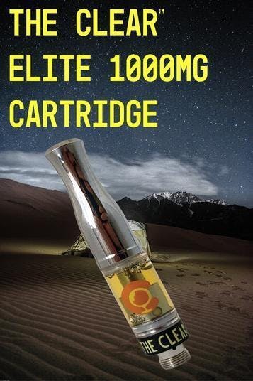 Photograph of product: The Clear Pure Pear Elite Cartridge 1g