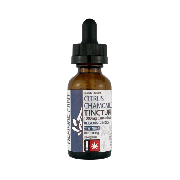 Photograph of product: Citrus Chamomile Relaxing - 500mg TH-oui - 0.5 oz Tincture - Medicine Farm Botanicals