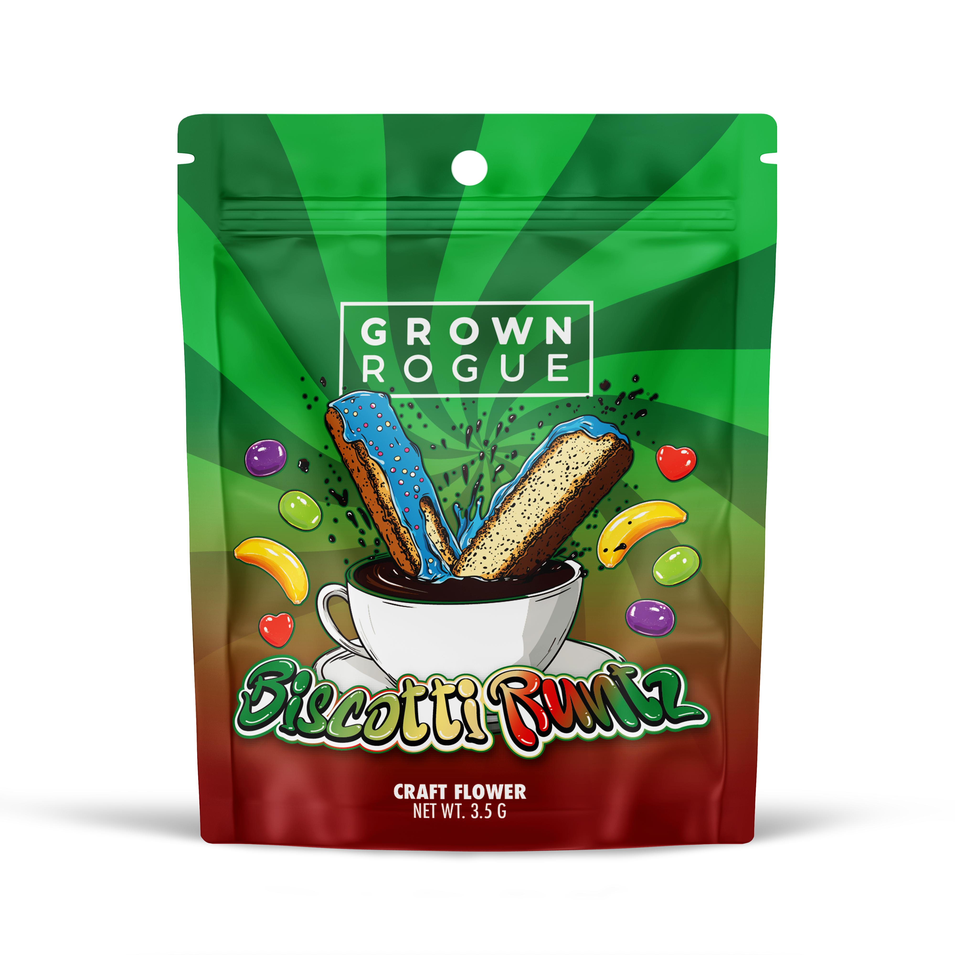 Photograph of product: Grown Rogue - 3.5g Prepack - Biscotti Runtz