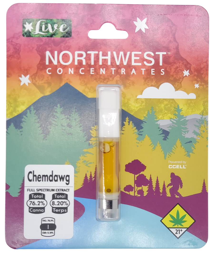 Photograph of product: Northwest Concentrates VAPE Chemdawg Full Spectrum 1g
