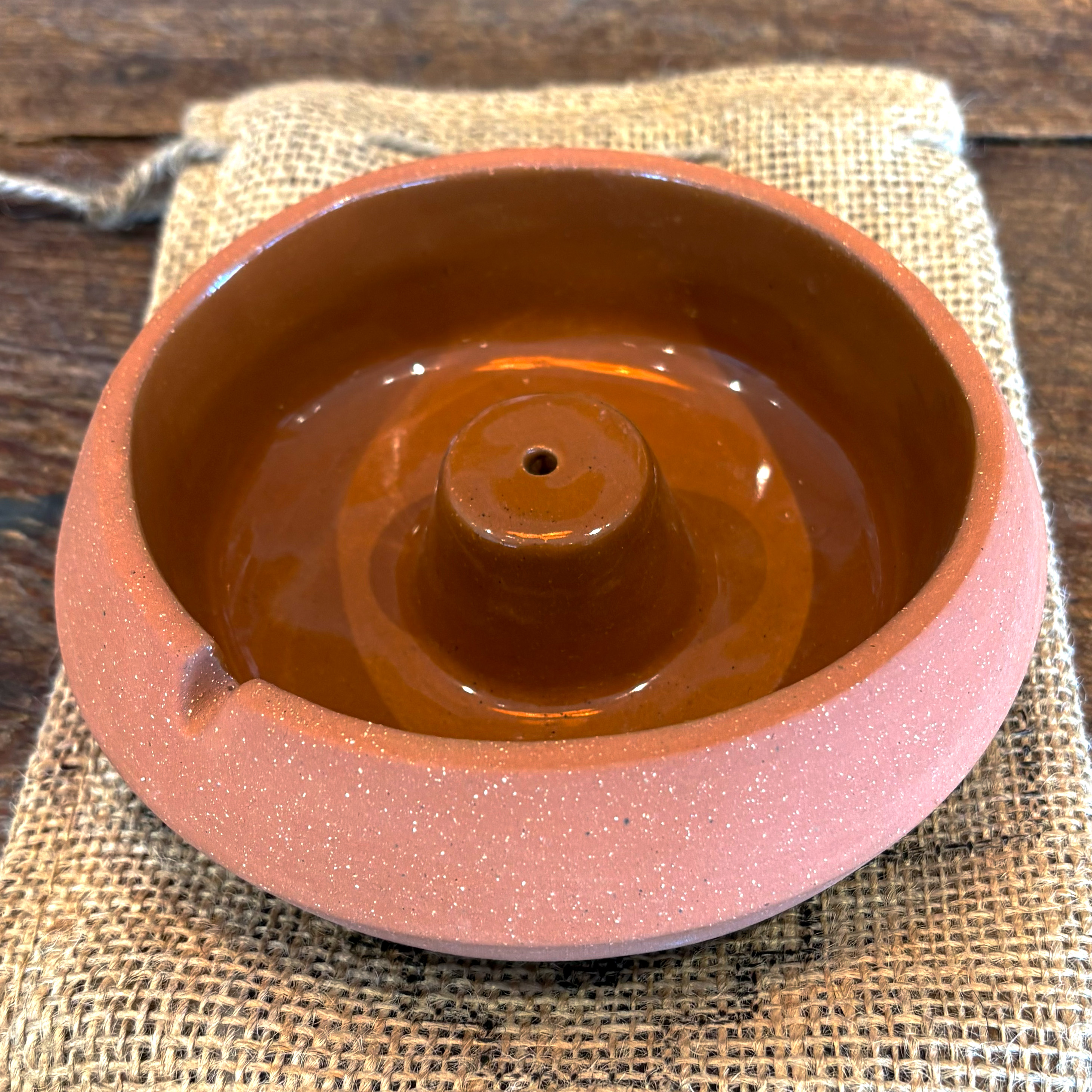 Photograph of product: "Terra Cotta" Smoke Pot | Ceramic Ashtray | Summerland