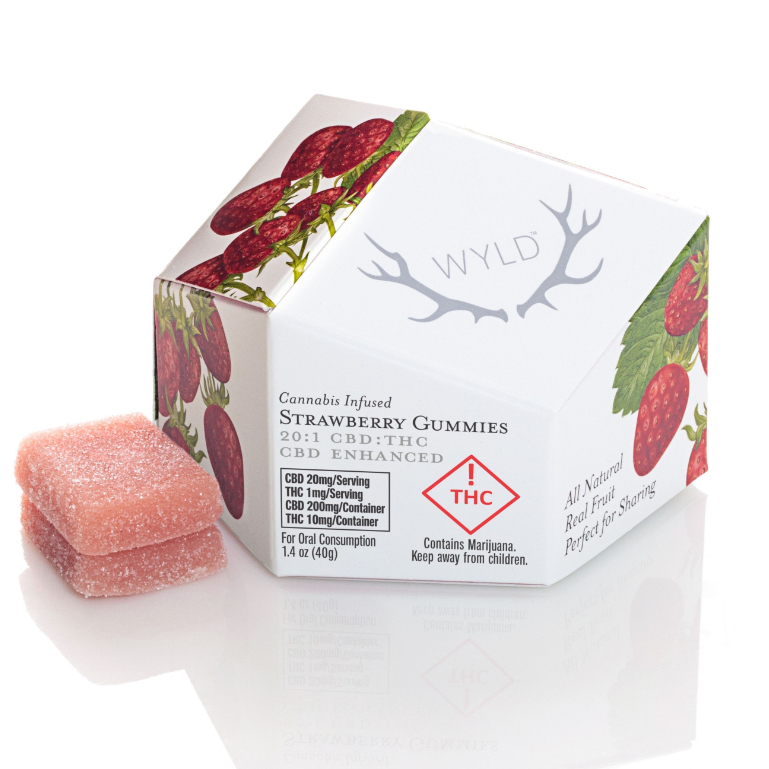 Photograph of product: Strawberry 20:1   10mg Thc | 200mg Cbd