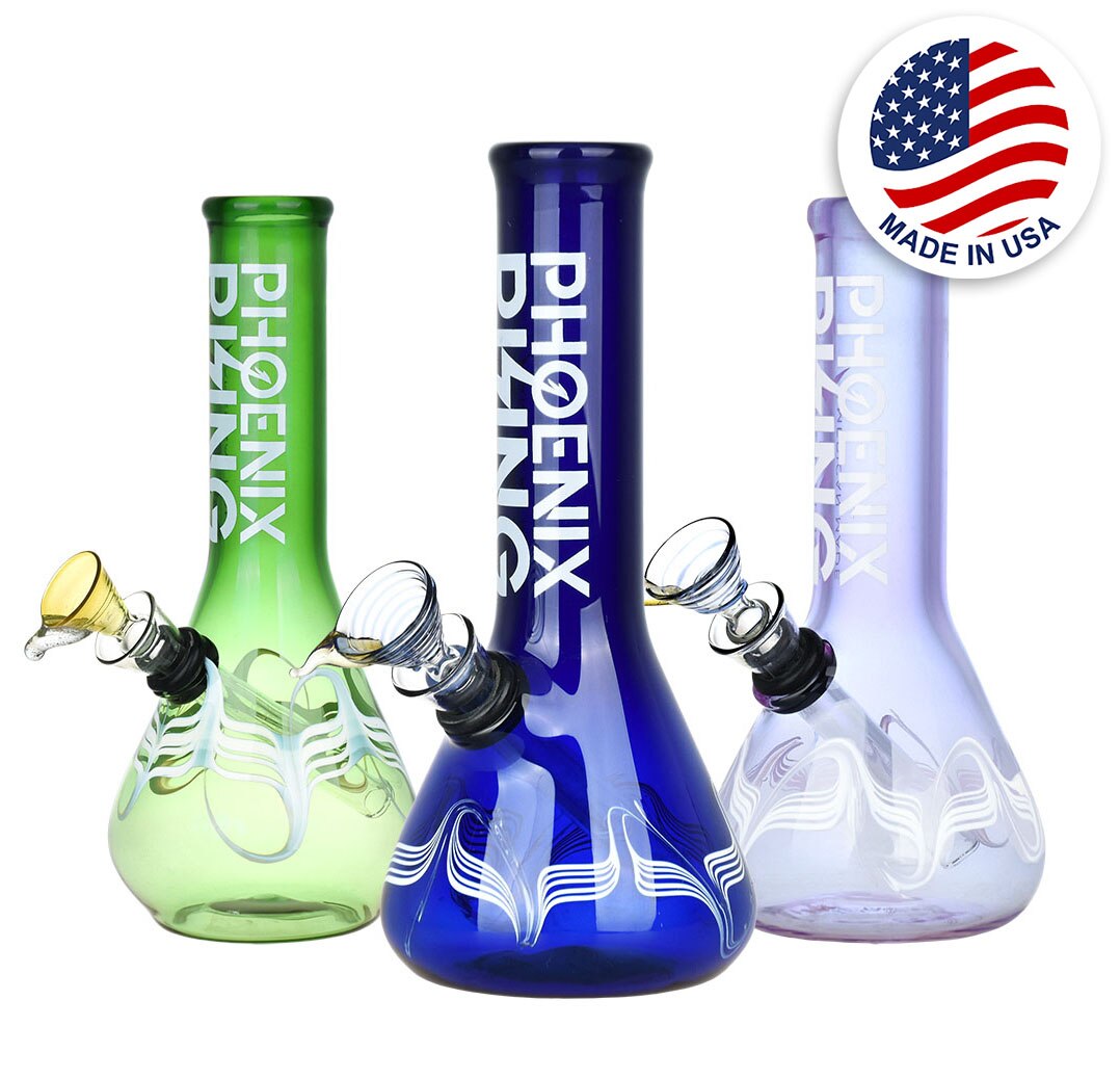 Photograph of product: Phoenix Rising Beaker Bong | 7" / 14mm F
