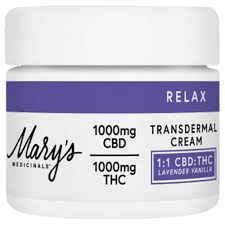 Photograph of product: Mary's Medicinals | Relax Lavender Vanilla TH-oui: CBD Transdermal Cream