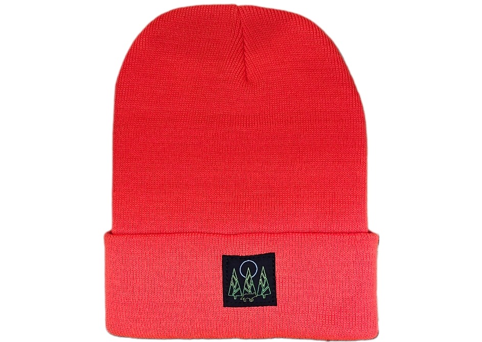 Photograph of product: Blaze Orange Cuffed Beanie