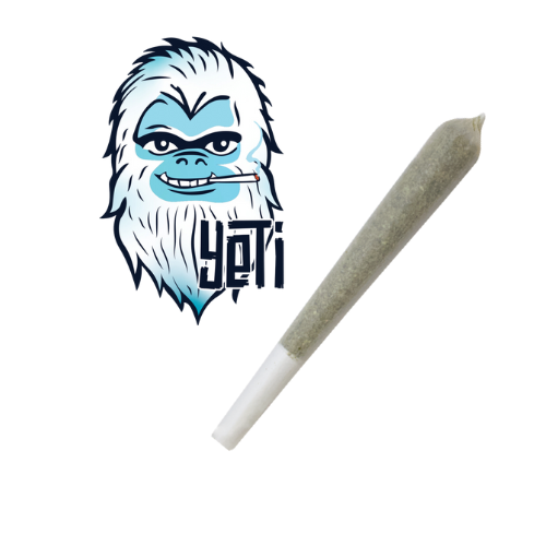 Photograph of product: Smoke Yeti Galaxy Gas Diamond Infused Preroll 1g