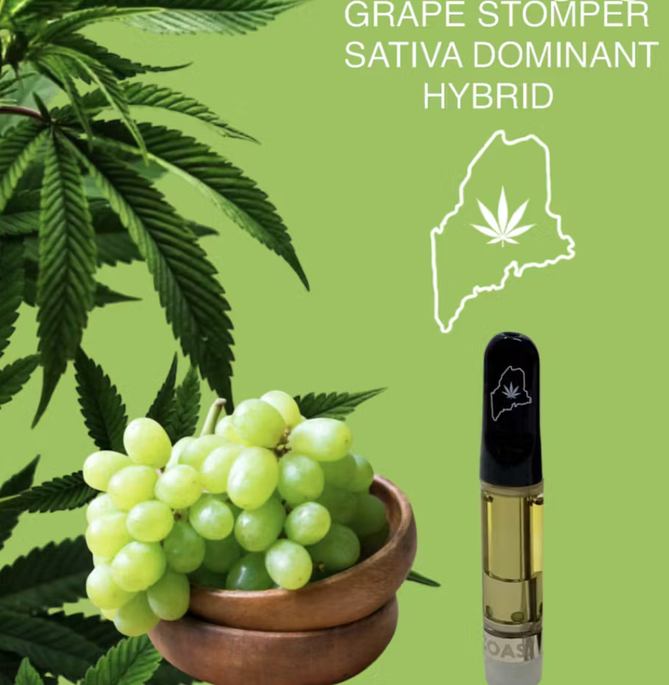 Photograph of product: High Coast Grape Stomper Distillate Cart 1mL