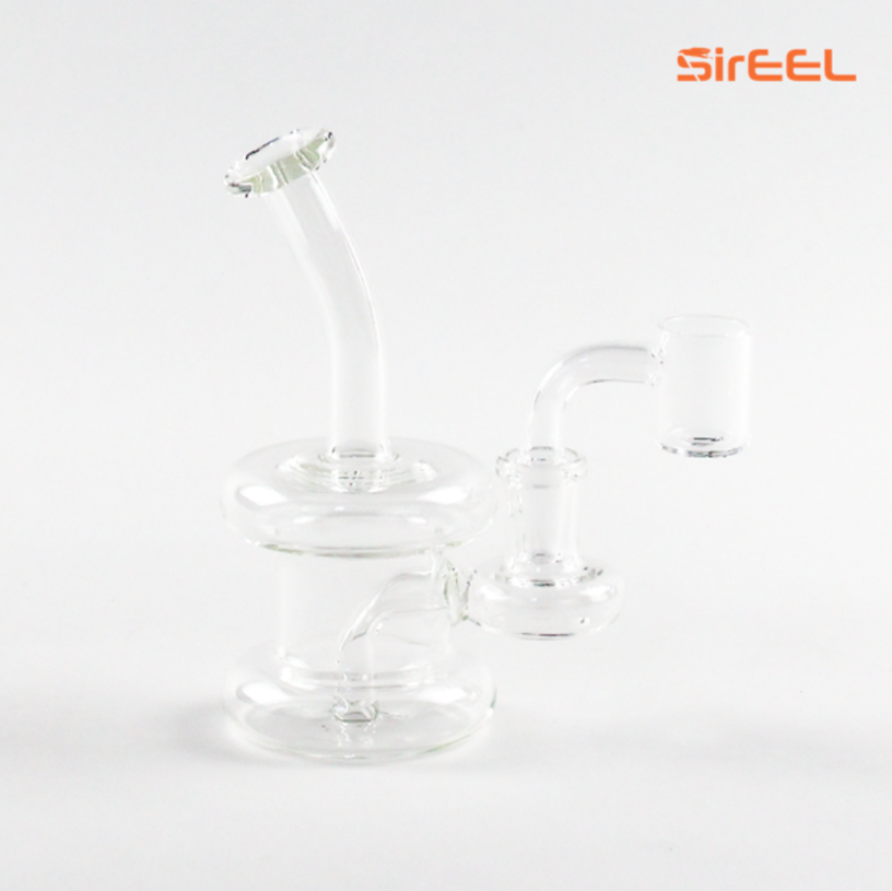 Photograph of product: 5" SirEEL Showerhead Cube Rig with Banger