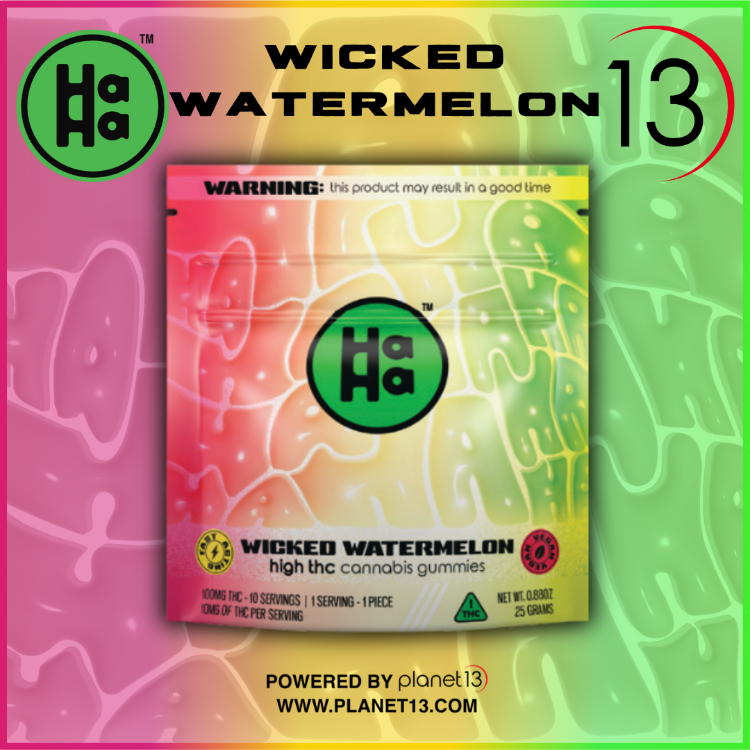Photograph of product: Haha Wicked Watermelon Gummies