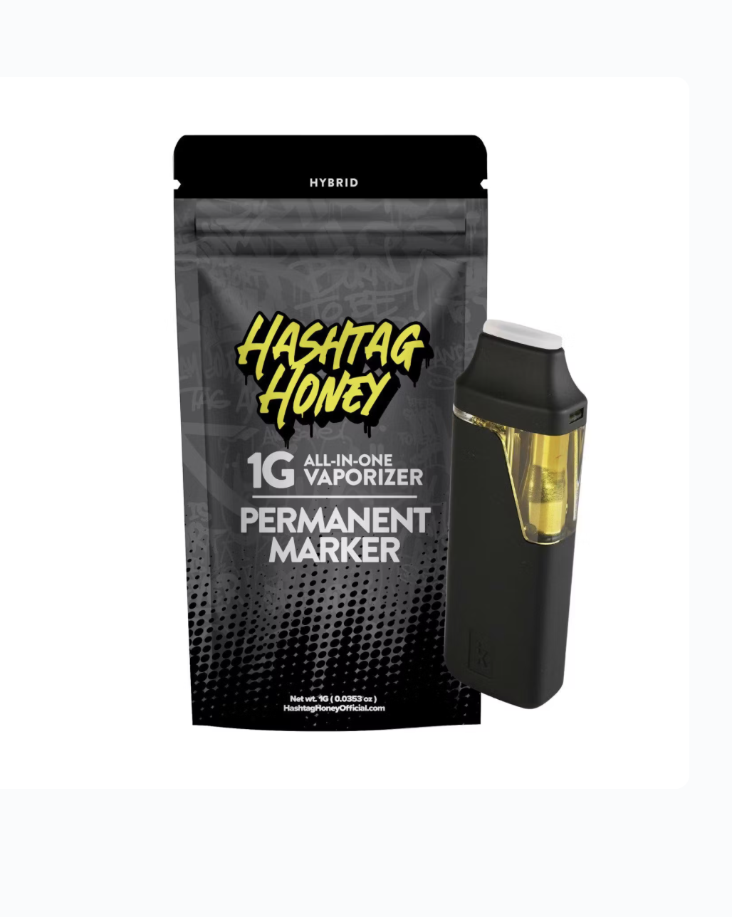 Photograph of product: au chocolattag Honey - Permanent Marker - AIO Vape Pen