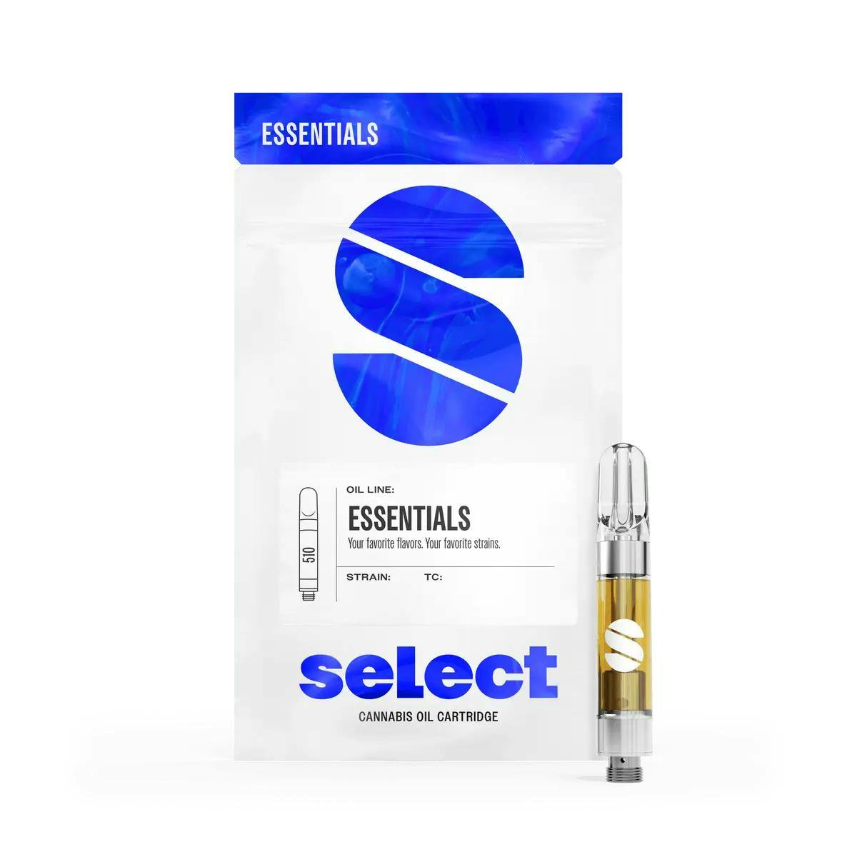 Photograph of product: Select Essentials - Unicorn Piss - 1g Vape Cart