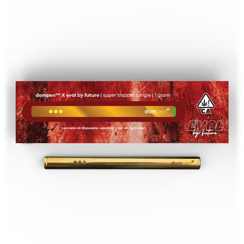 Photograph of product: DOMPEN X EVOL BY FUTURE - SUPER TRAPPER TANGIE- 1G DISPOSABLE