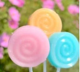 Photograph of product: au chocolat Rosin Grape Lollipop -  50 mg