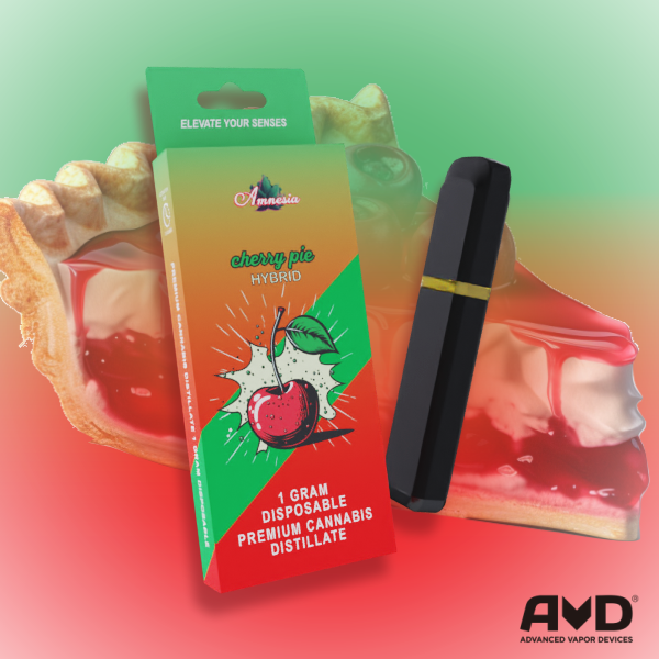 Photograph of product: Amnesia - Disposable 1g - Cherry Pie