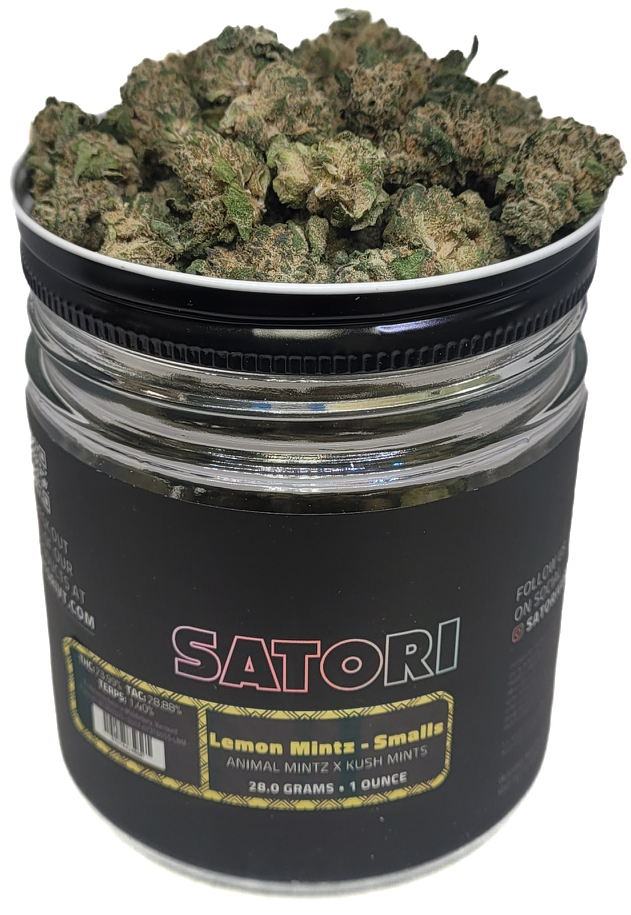 Photograph of product: Lemon Mintz Jar Small Buds | Satori - 28g
