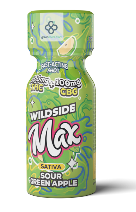 Photograph of product: Green Revolution Sour Green Apple 100MG Shot