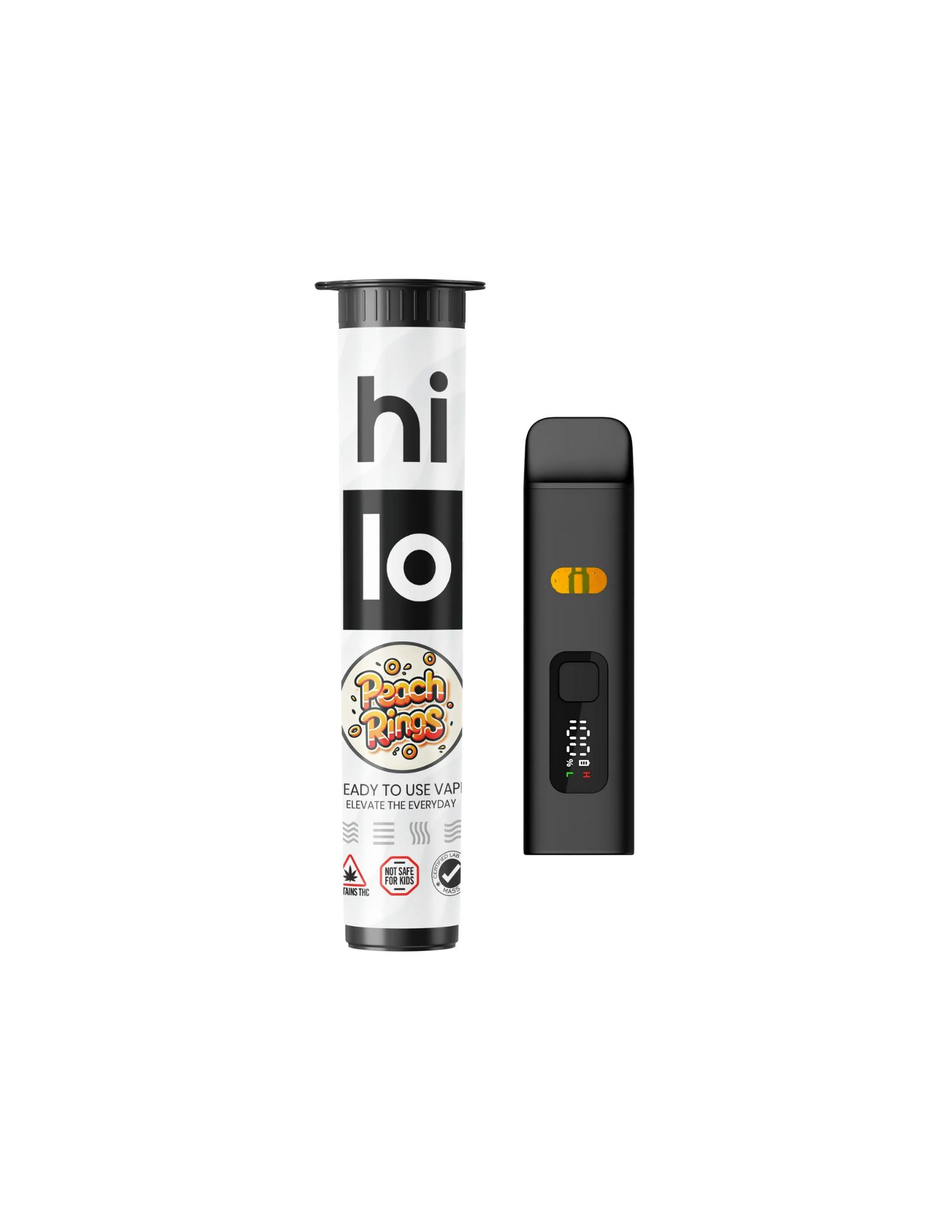 Photograph of product: Peach Rings | Distillate | Disposable Vape | 1.5g
