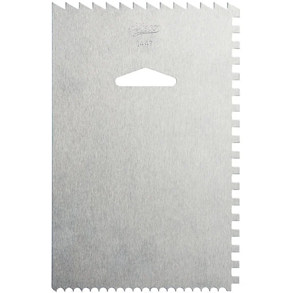 Photograph of product: ALUMINUM DECORATING COMB | 6"x4"