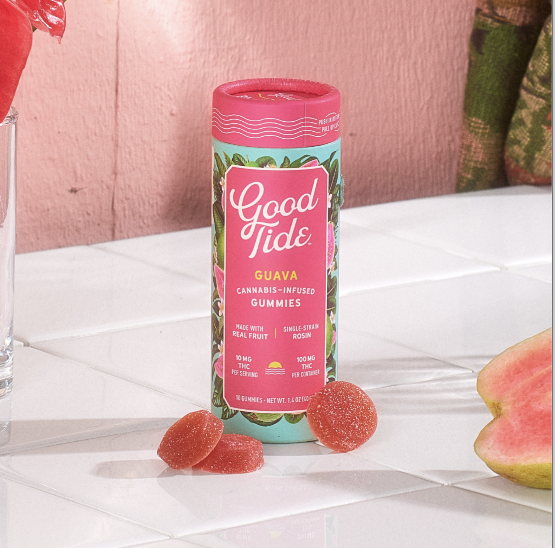 Photograph of product: Guava "Balanced" | Rosin Gummies 100mg