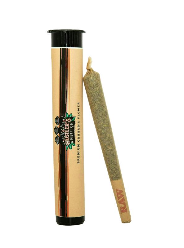 Photograph of product: Hustler's Ambition Mac n Cheese (H) Pre-Roll 1g