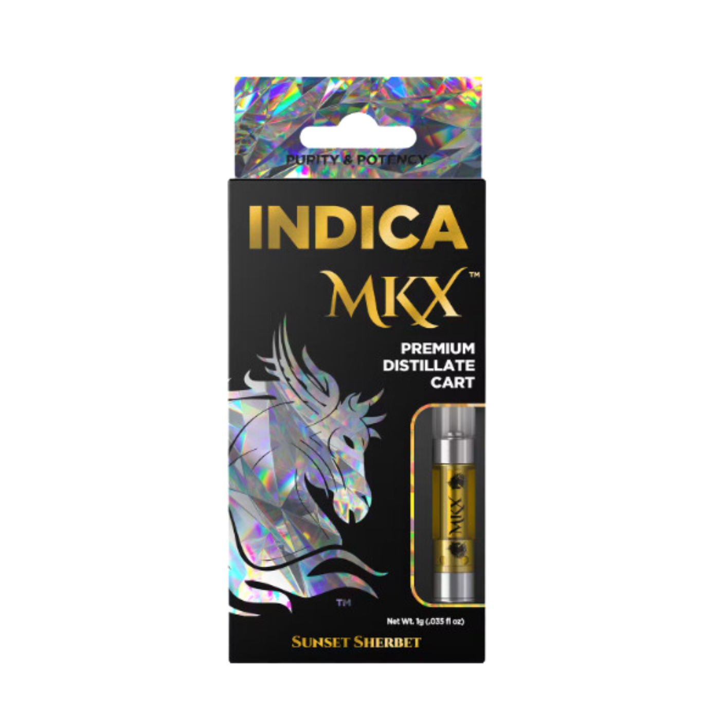 Photograph of product: MKX - Papaya Bomb Vape Cart