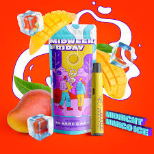 Photograph of product: Midweek Friday Midnight Mango Ice 1g Disp Vape
