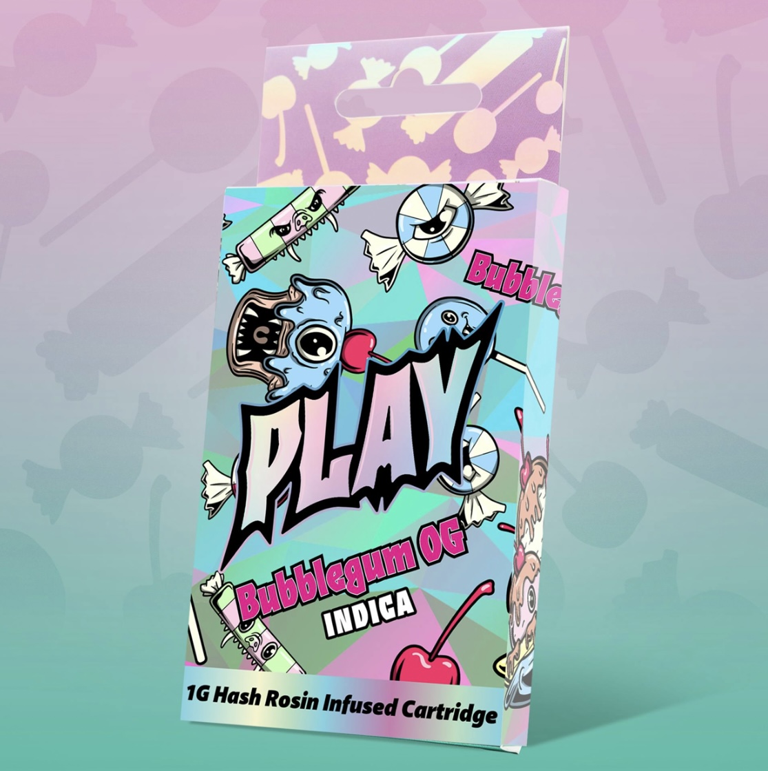 Photograph of product: AU Play: Bubblegum OG Infused Rosin Cart